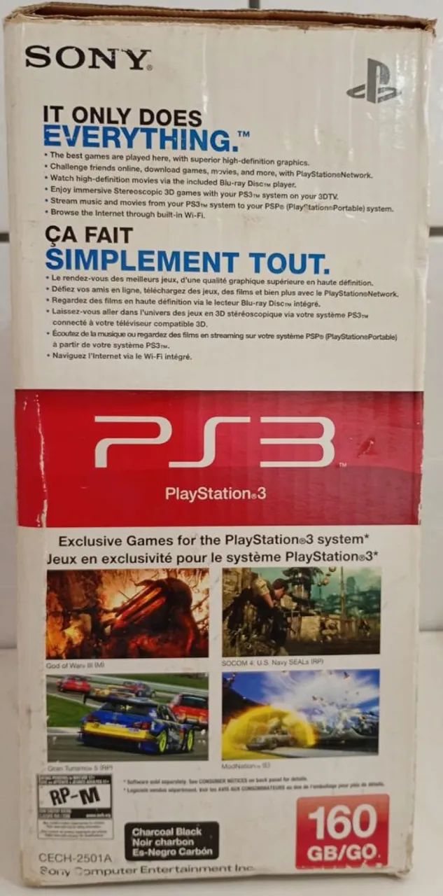 Caixa vazia original PS3 Slim - Foto 5