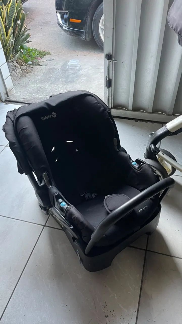 Carrinho Moisés e bebê conforto  - Foto 4