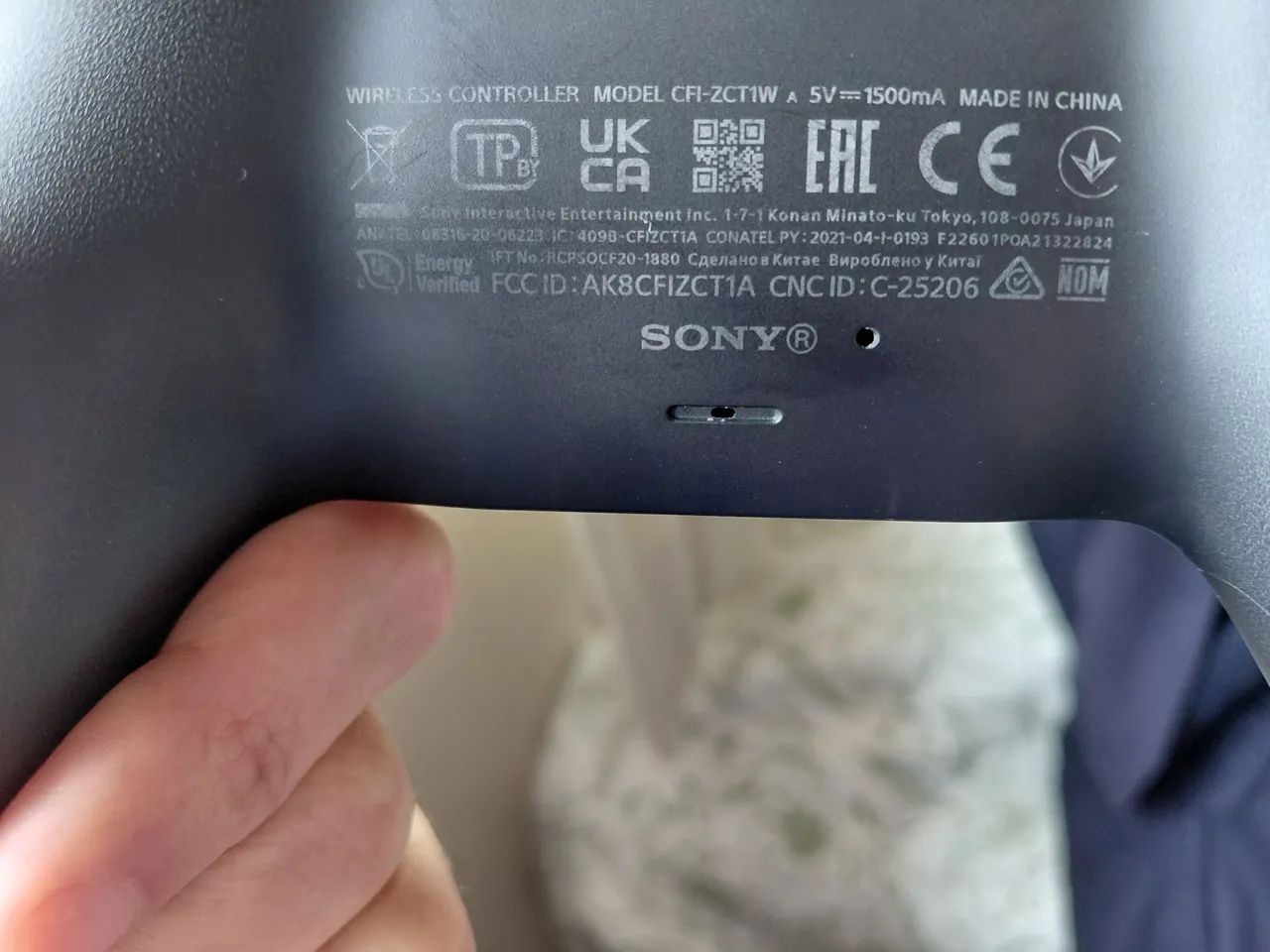 Controle PS5 Dual Sense Preto na Caixa - Foto 2