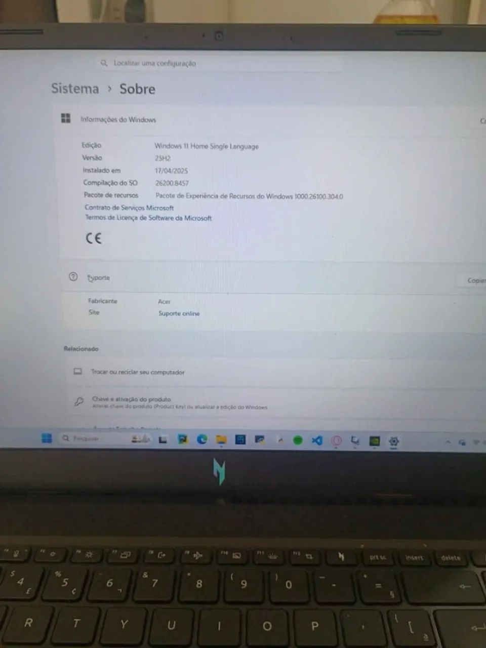 NoteBook Nitro V15 - Foto 4