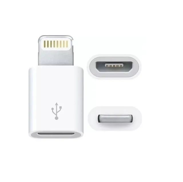 Adaptador Iphone Macho Para Mini Usb Fêmea  - Foto 2
