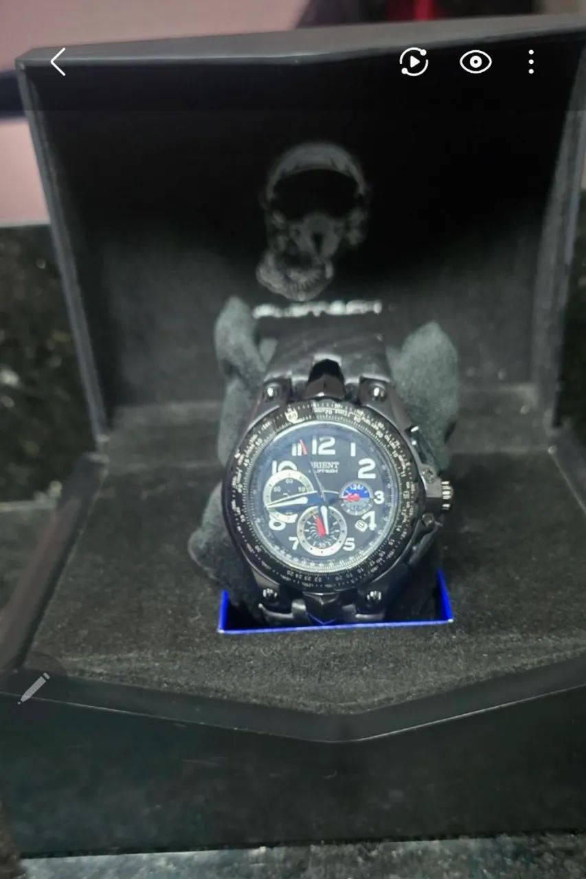 ORIENT FLYTECH TITANIUM PRETO65579501679619121