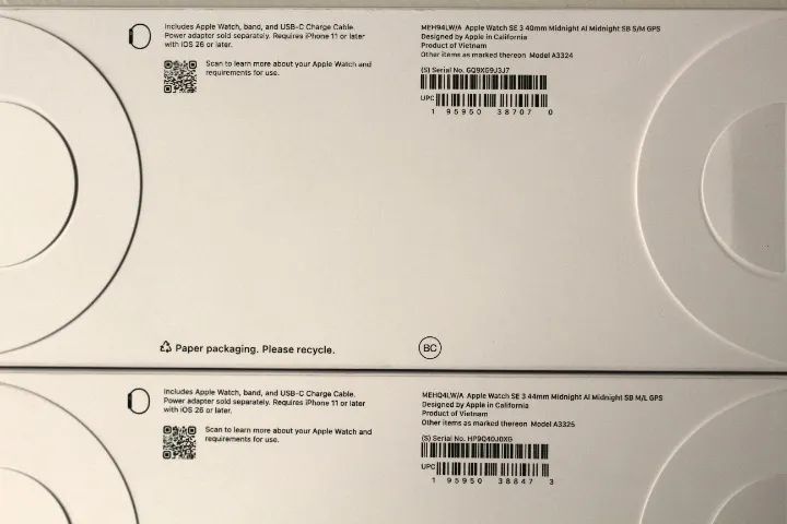 Apple Watch SE 3 - Modelo 2025 - NOVO NA CAIXA - 44mm - GPS - Meia-Noite - Foto 4