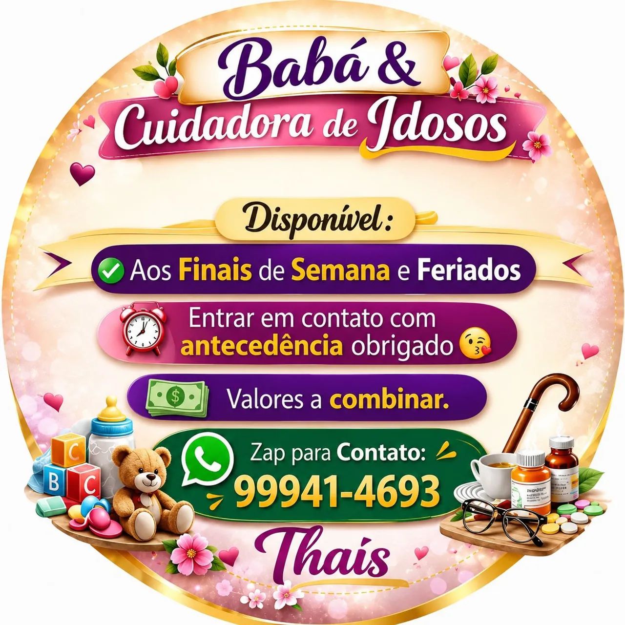 Babá e cuidadora 