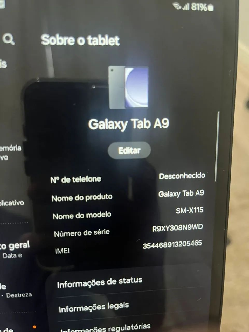 Tablet Samsung Galaxy Tab A9  - Foto 2