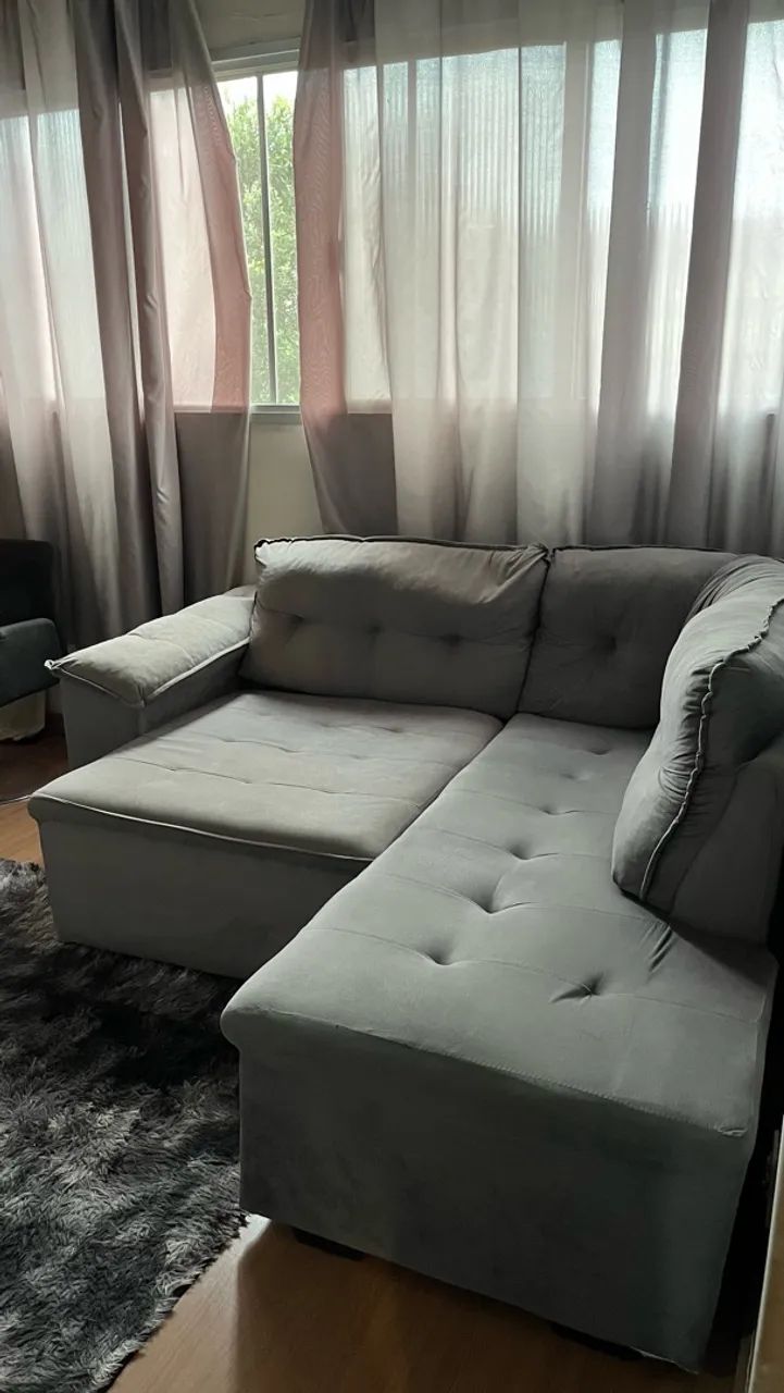 Sofá Retrátil em L - Foto 2