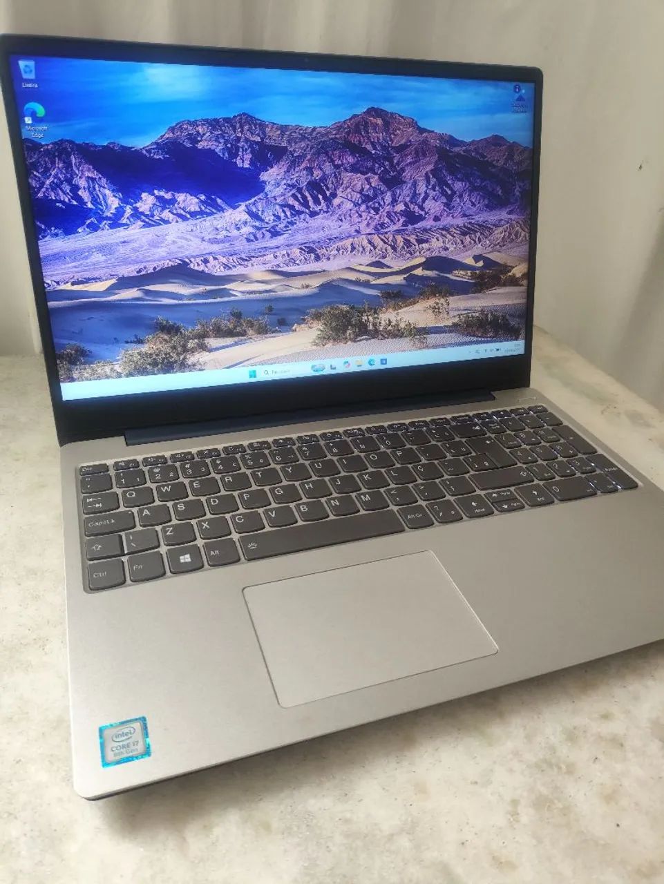 Notebook Lenovo Gamer Core i7 placa de vídeo AMD Radeon graphics 8gb ram - Foto 2