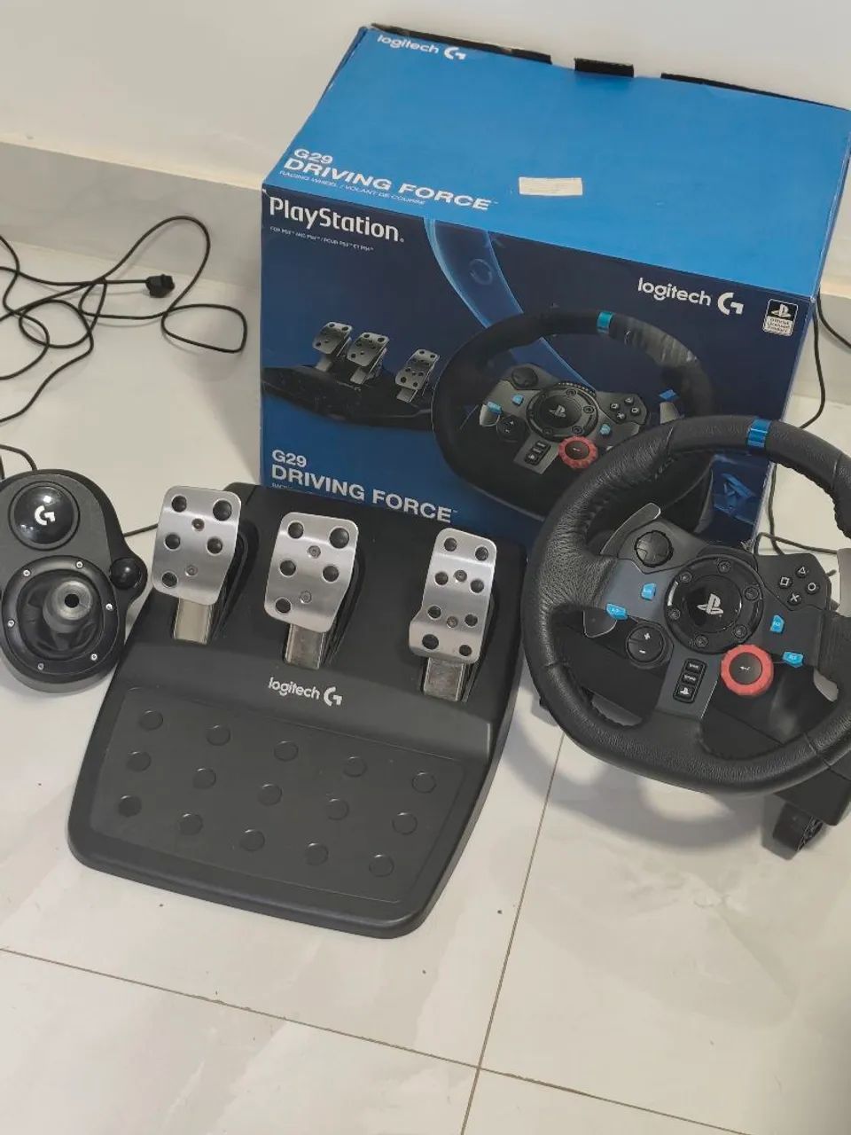 Logitech g29 modificado pedal e câmbio Aceito troca + volta  - Foto 2