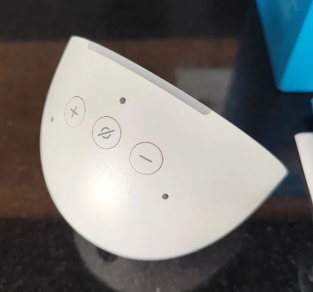 Echo Pop Smart Speaker Amazon Cor Branco - Foto 3