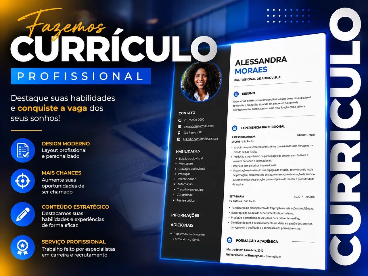 Fazemos Currículo Profissional 