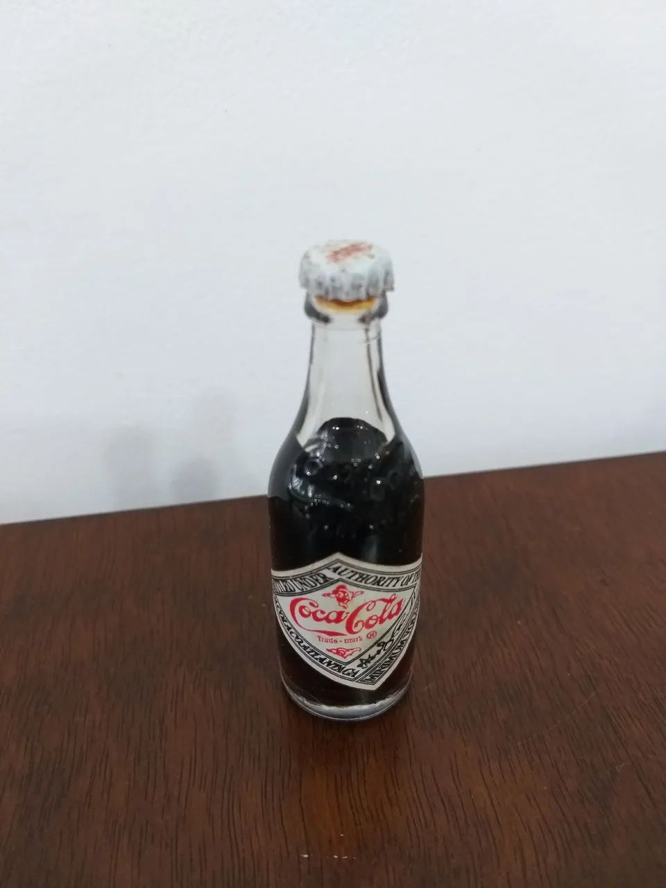 Mini garrafinha da Coca-Cola anos 90