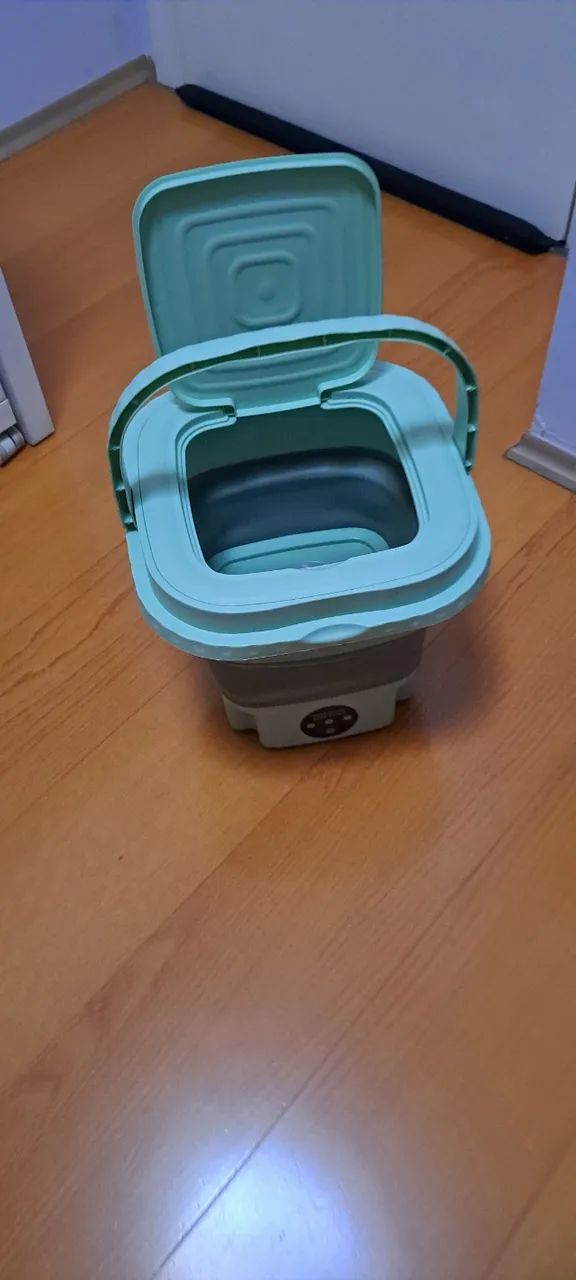 Mini máquina de lavar roupa - Foto 5