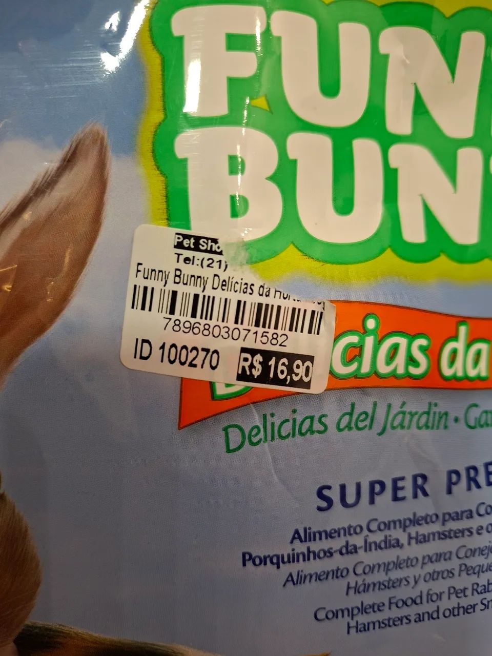 Funny Bunny 500g  + Banho seco( Leia a descrição)  - Foto 2