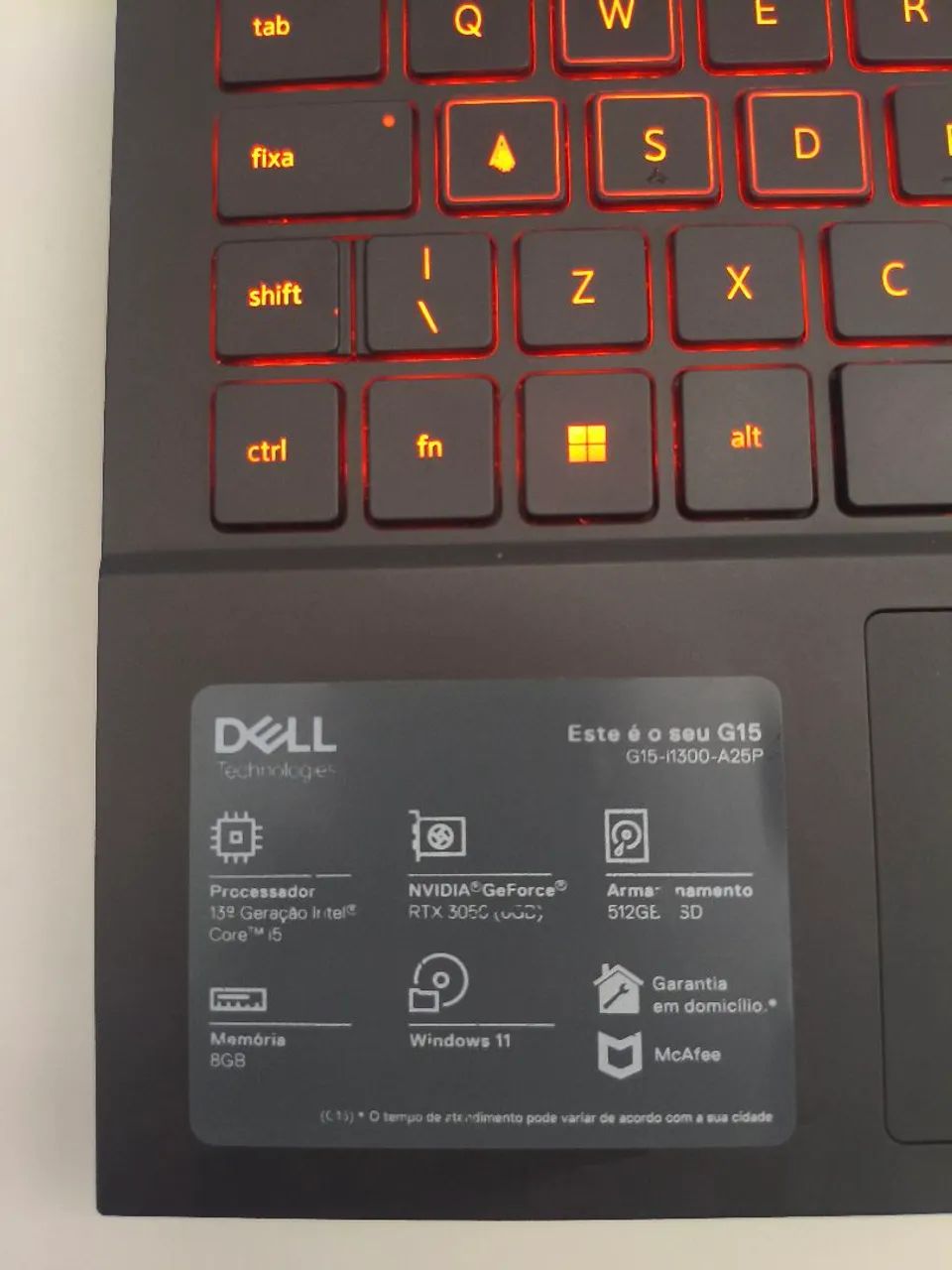 Notebook Gamer Dell G15 RTX 3060 - Foto 2