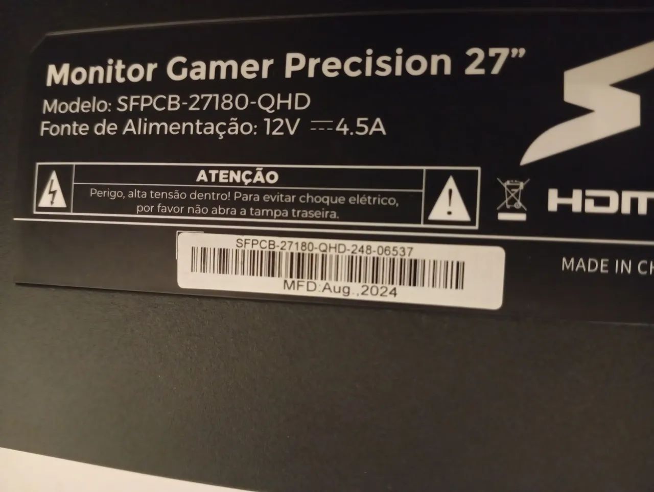 Monitor Superframe Precision 27" curvo 165Hz - Foto 5