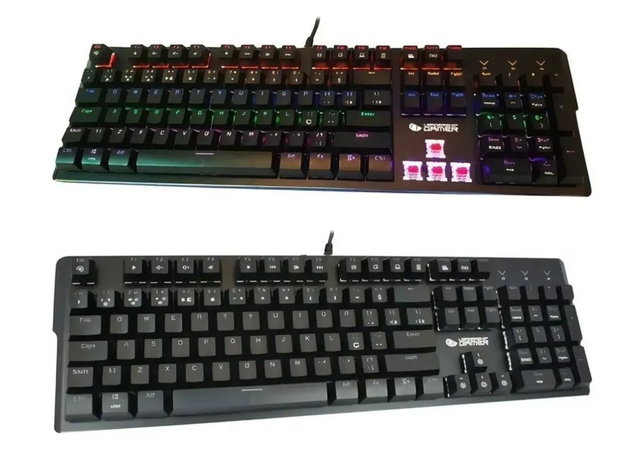 Teclado mecanico attacker leandership gamer - Foto 2