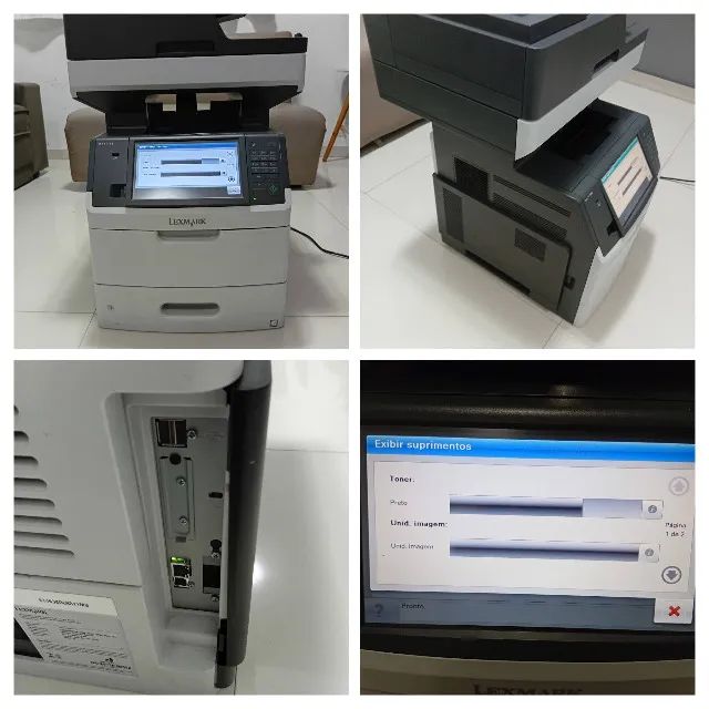 Multifuncional Laser Profissional Lexmark MX711de - Rede - Duplex - 70ppm - Foto 2