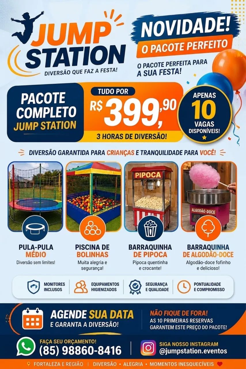 Aluguel de Pula-Pula e Brinquedos para Festas | JumpStation