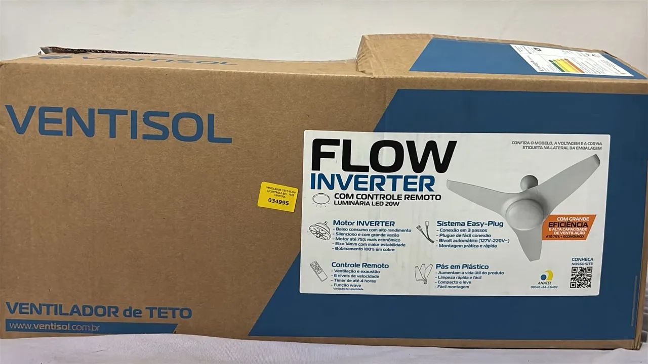  Ventilador de Teto com controle - Foto 2