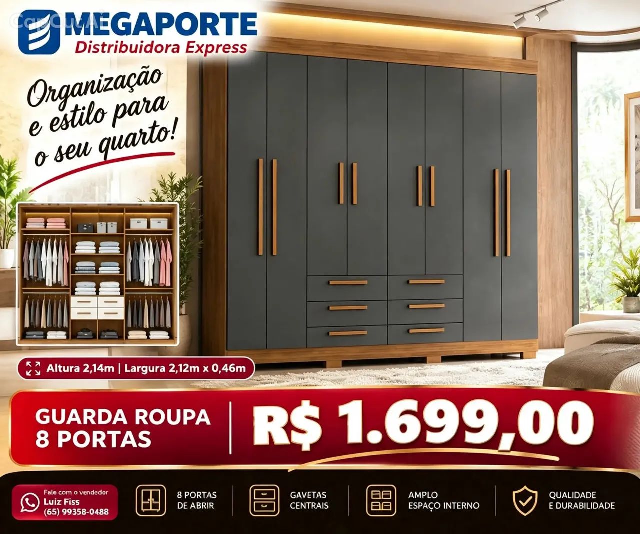 Guarda roupa  - Foto 3