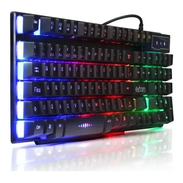 Kit Gamer RGB Completo Teclado + Mouse + Headset + Mousepad LED - Foto 3