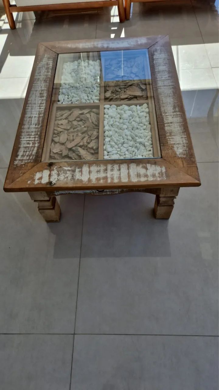 Mesa de centro em madeira  - Foto 2