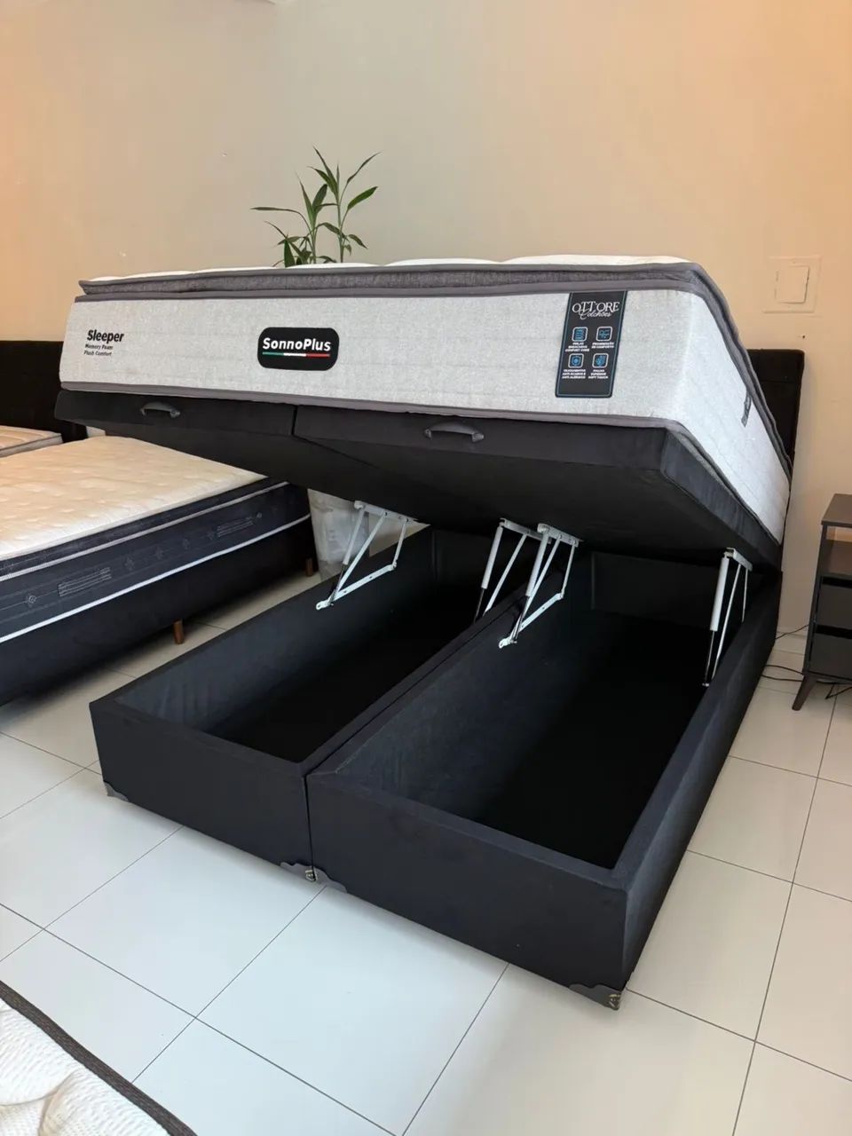 Cama Queen Size COM COLCHÃO OTTORE TOP - Entrego!  - Foto 3
