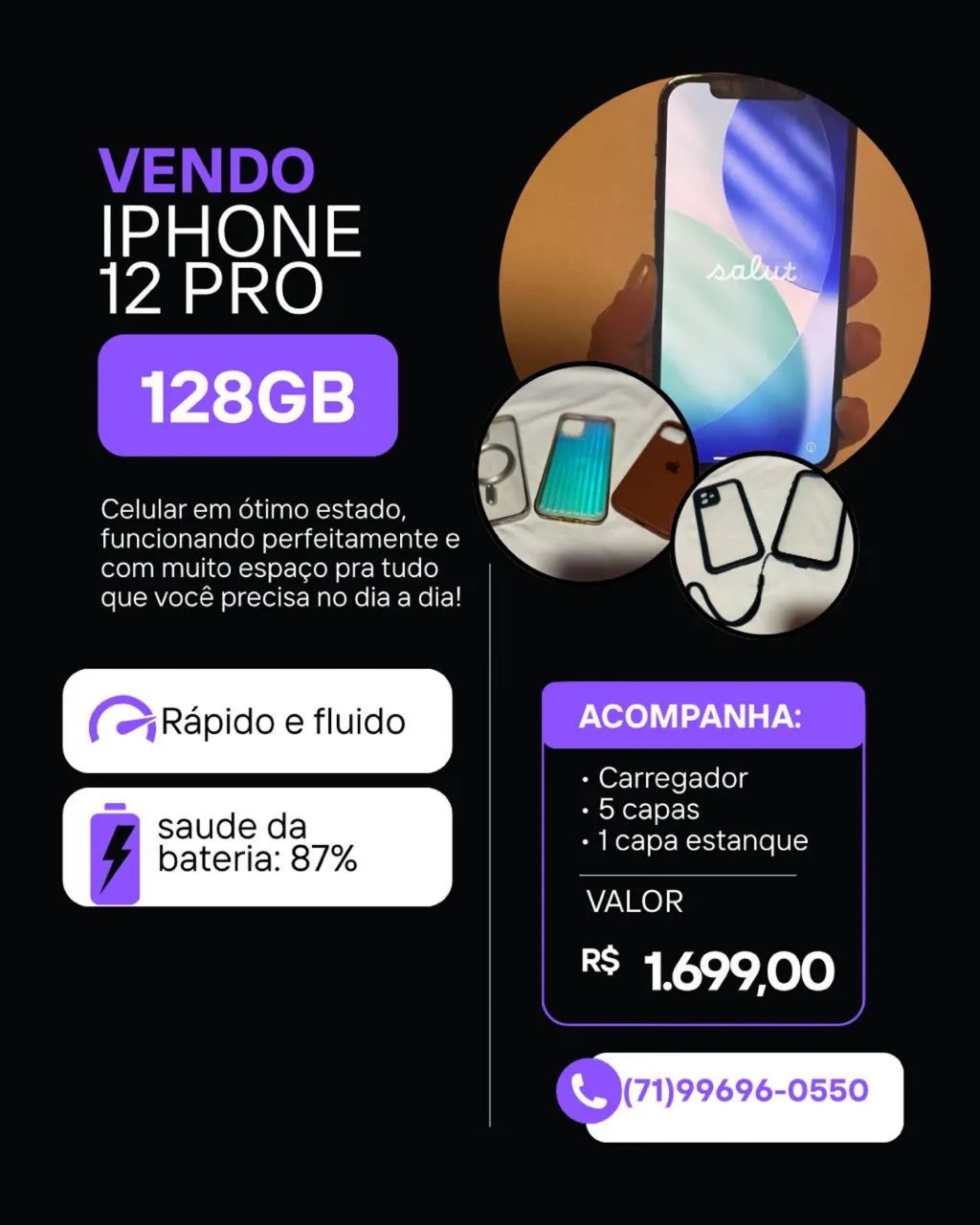 iPhone 12 Pro 128 G OPORTUNIDADE!!!