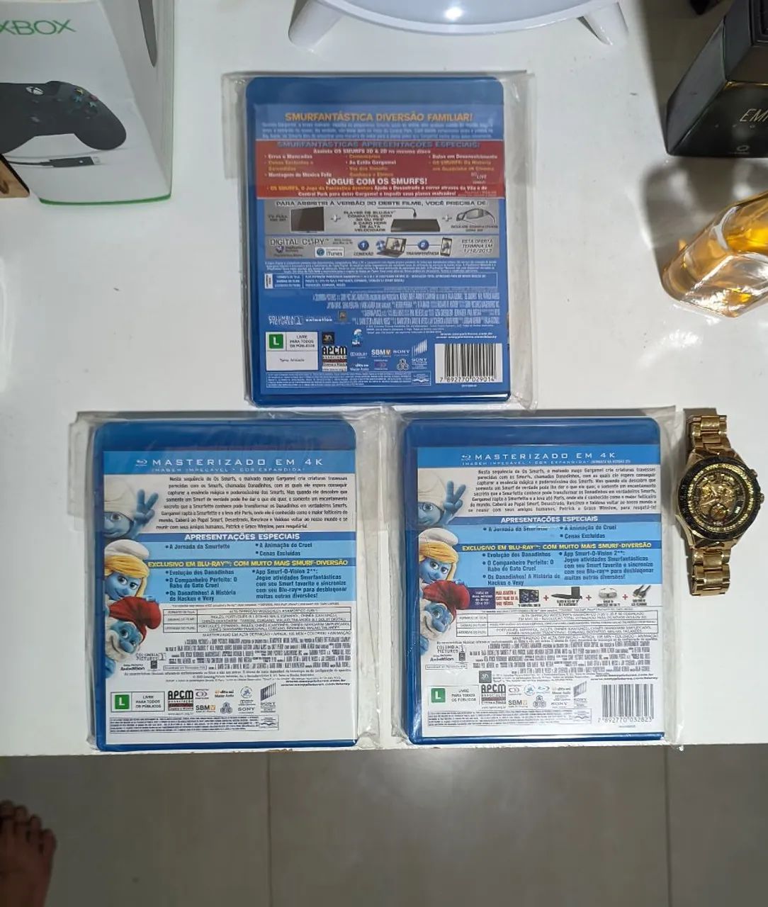 Blu Ray Os Smurfs 1 e 2 (3D/2D)402625107561041921
