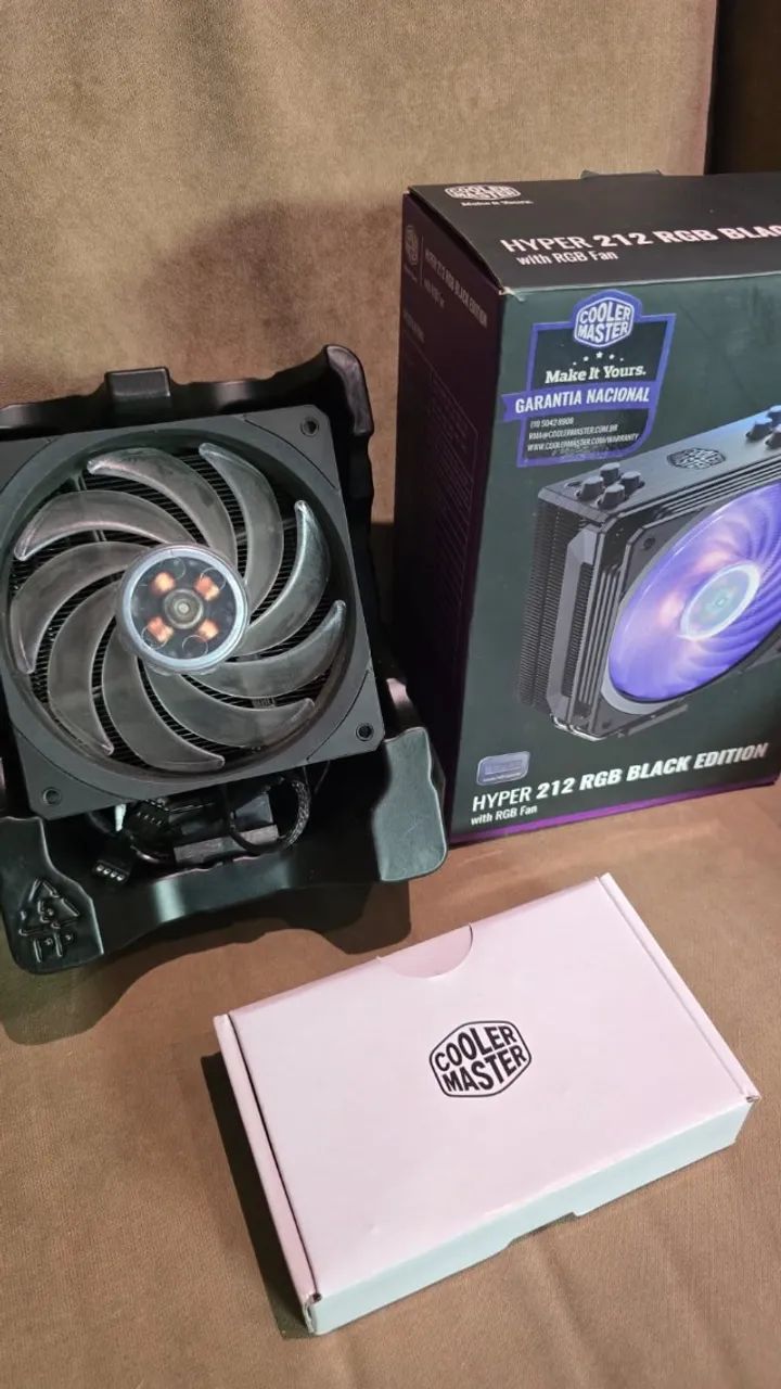 Air Cooler CoolerMaster Hyper 212 RGB Black Edition - Foto 3