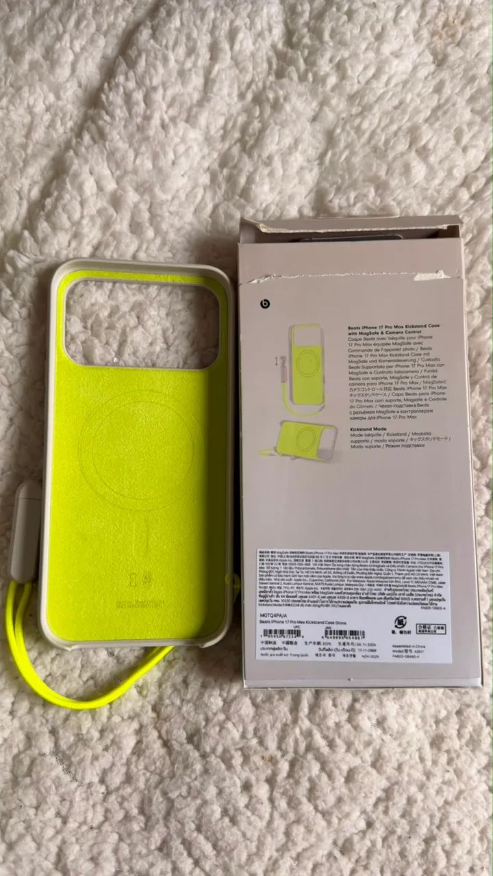 Capinha beats iPhone 17pro Max bege  - Foto 5