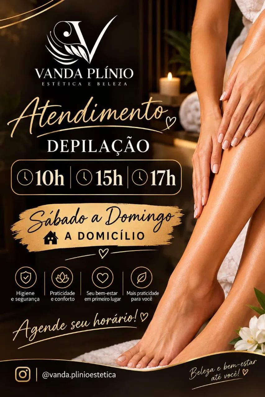 Depilação a domicílio 