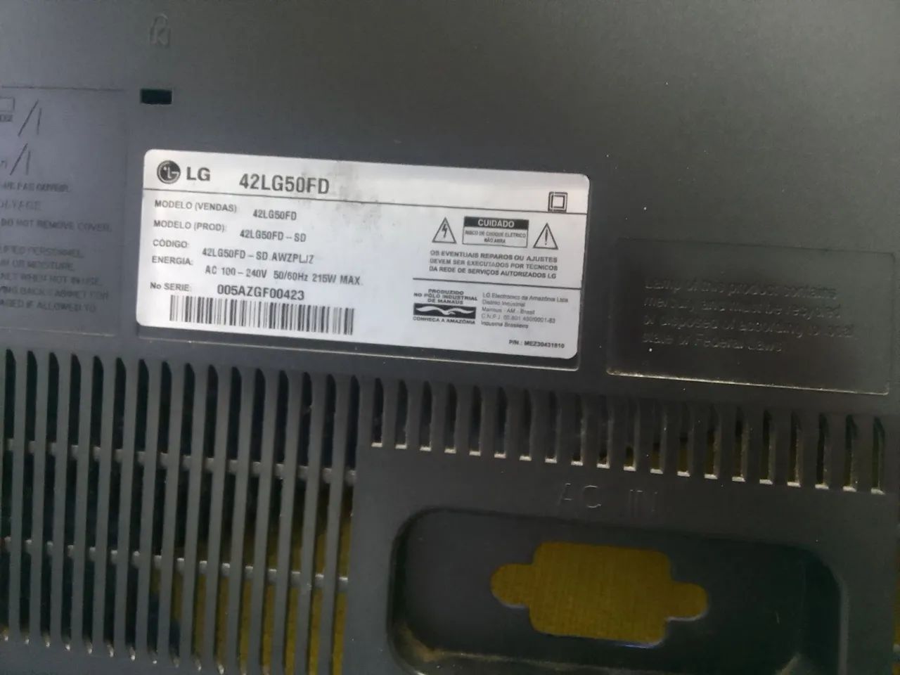 Vendo placas de tv 42LG50FD - Foto 2