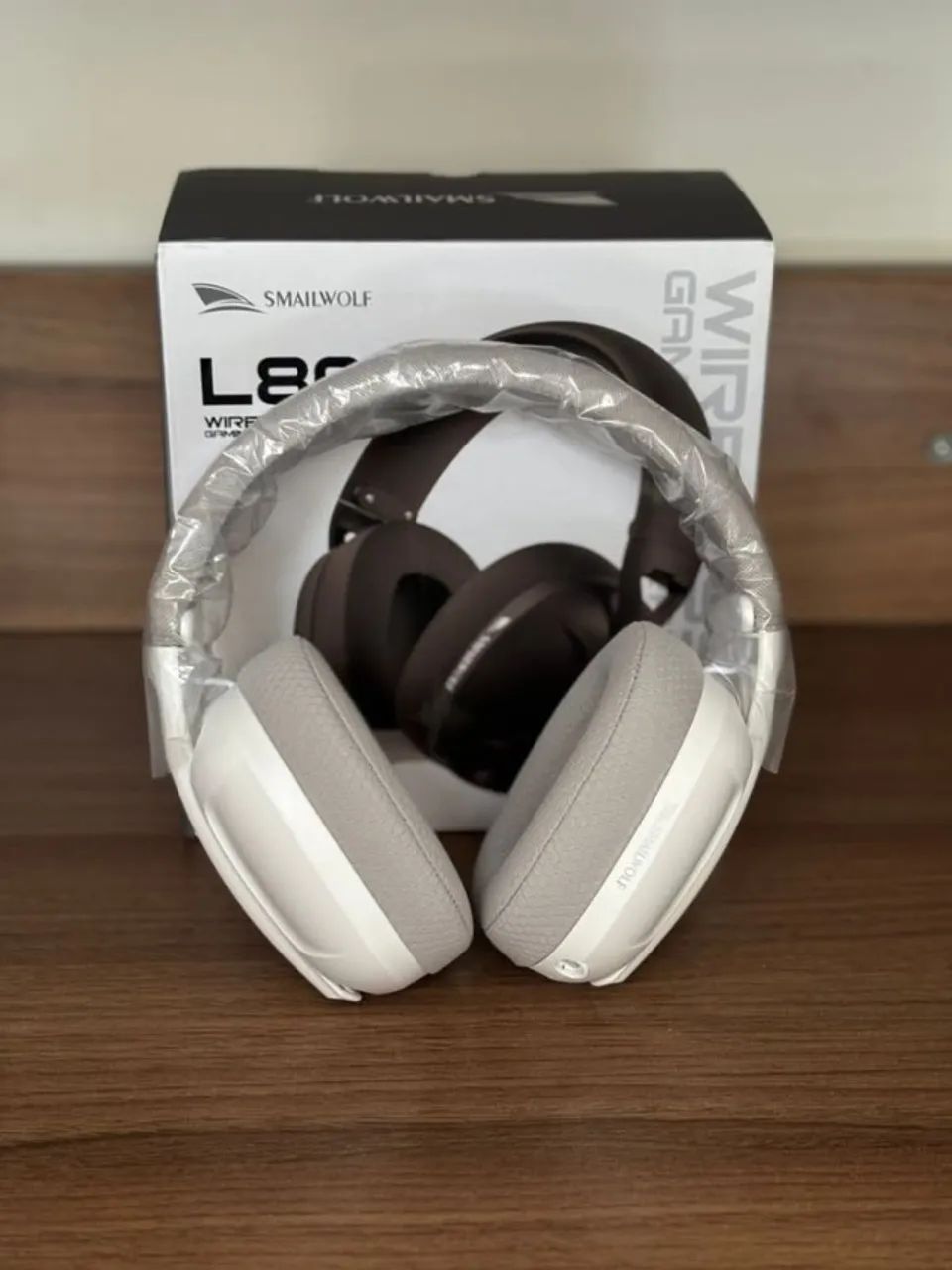 Headset Gamer SMAILWOLF L80 Branco - Novo - Foto 4