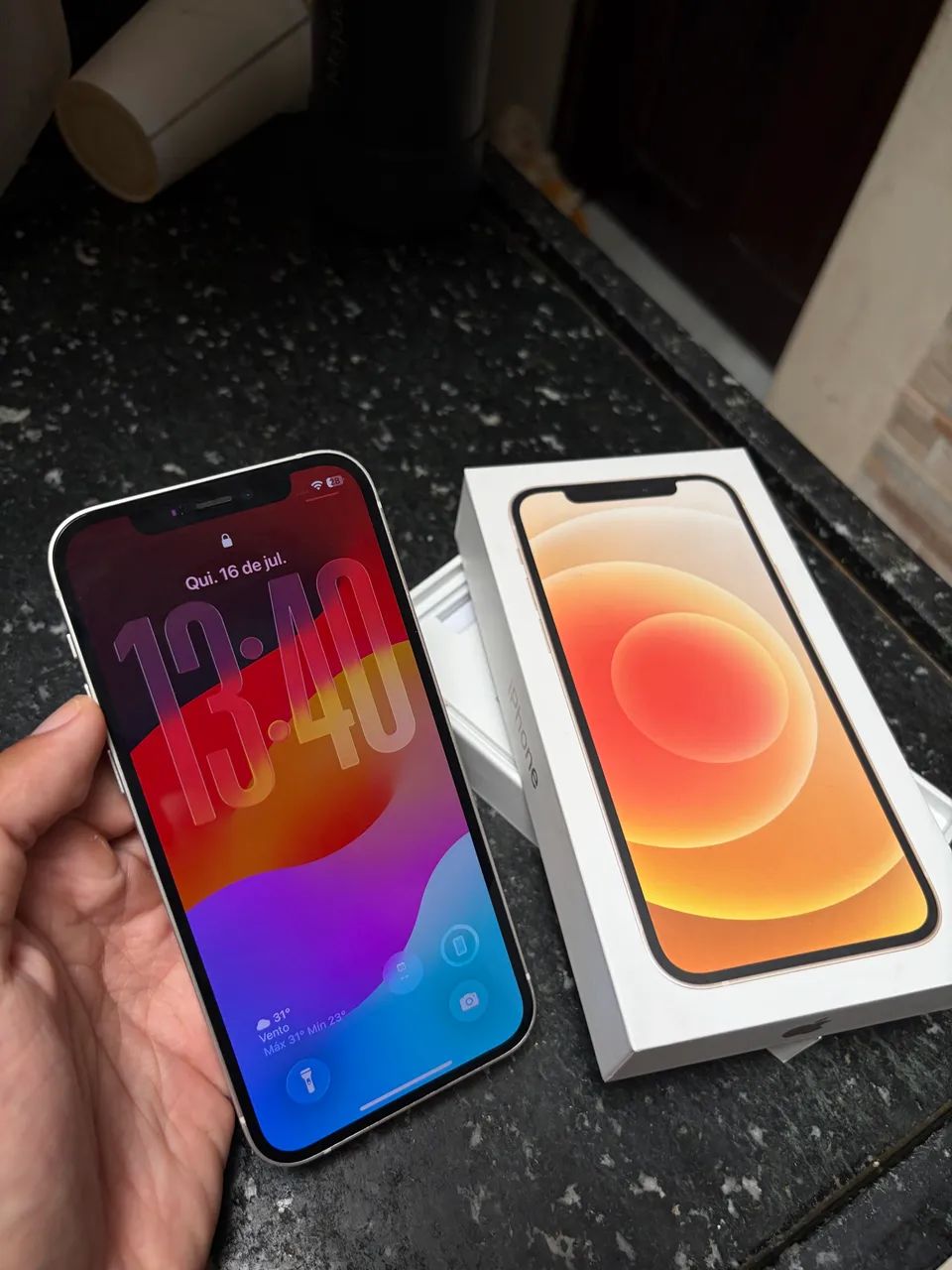 iPhone 12 128GB Branco | Carregador | Face ID OK  - Foto 5