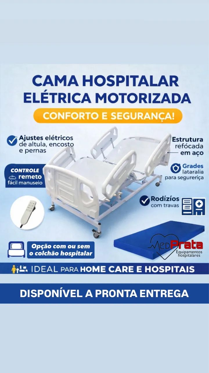 Cama Hospitalar Motorizada