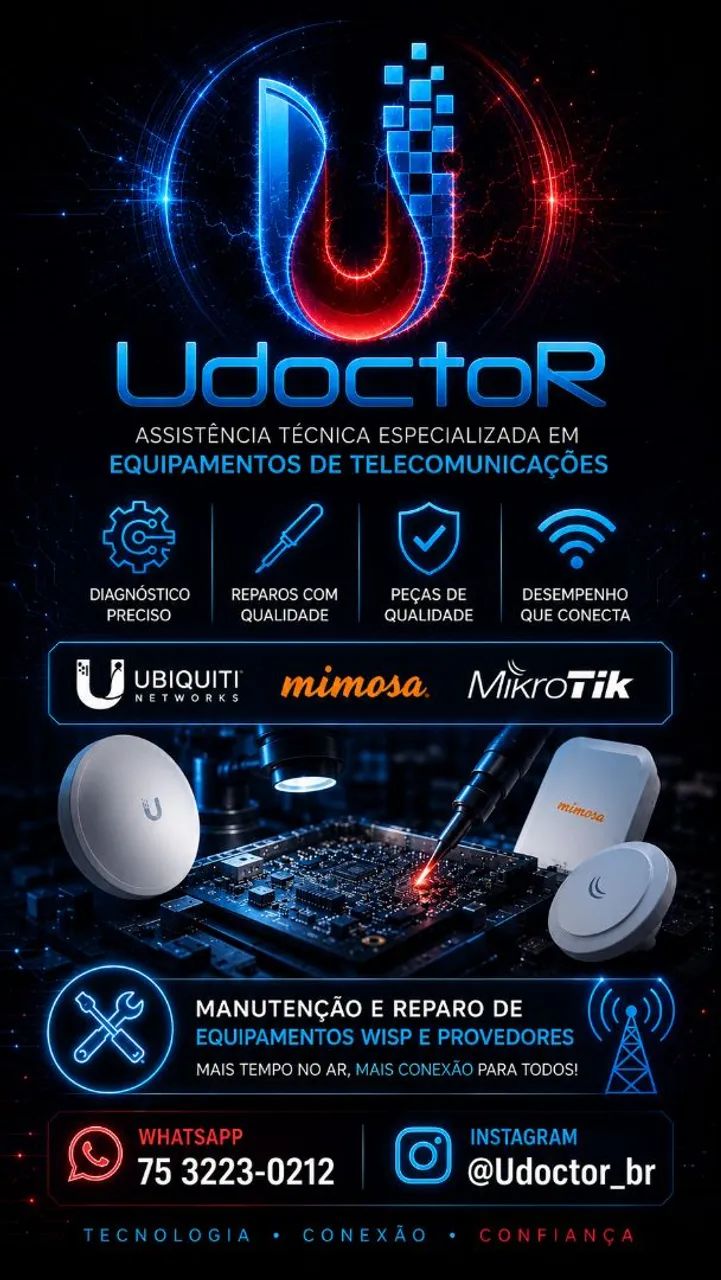 Ubiquiti, Mikrotik e Mimosa