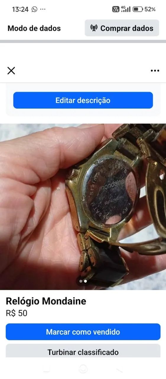 Relógio Mondaine com peças da pulseiraas a - Foto 2