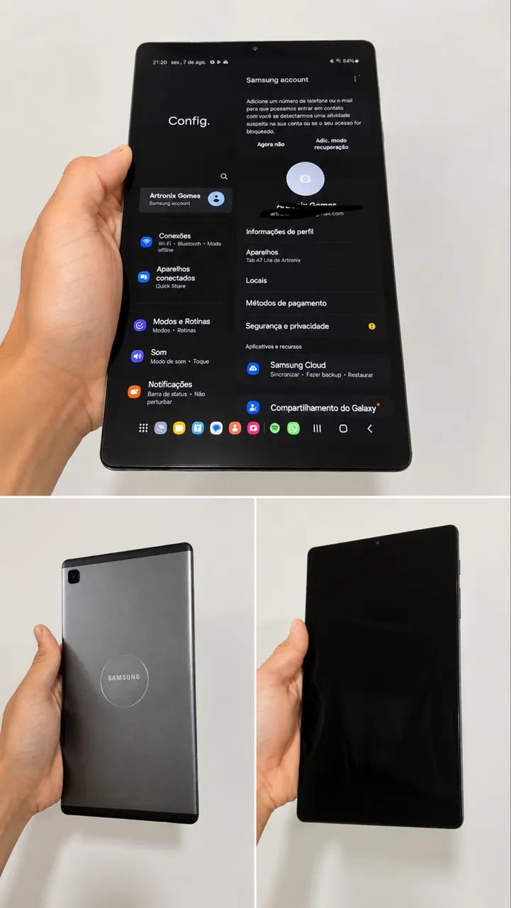 Tablet A7 lite Samsung 