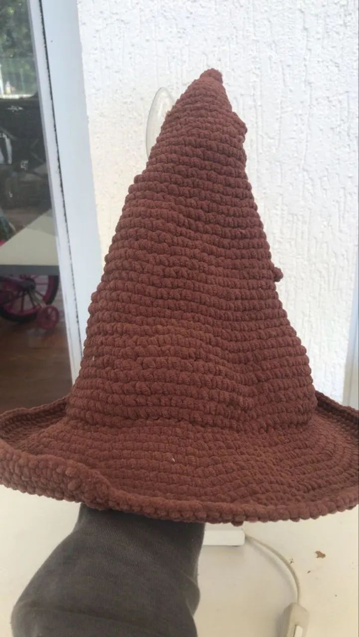 Chapéu Seletor de crochê do Harry Potter - Foto 4