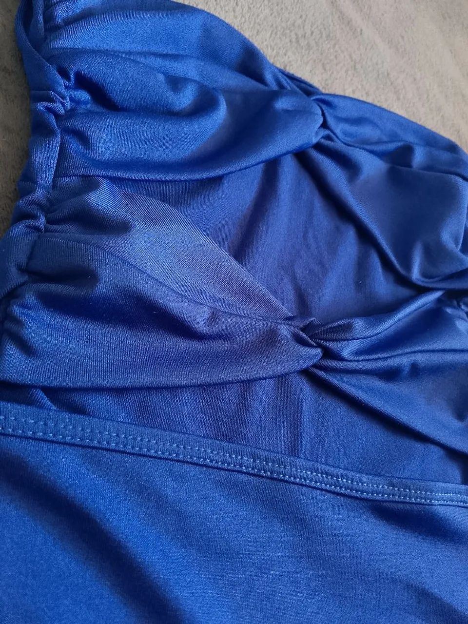 vestido azul marinho tomara que caia  - Foto 2