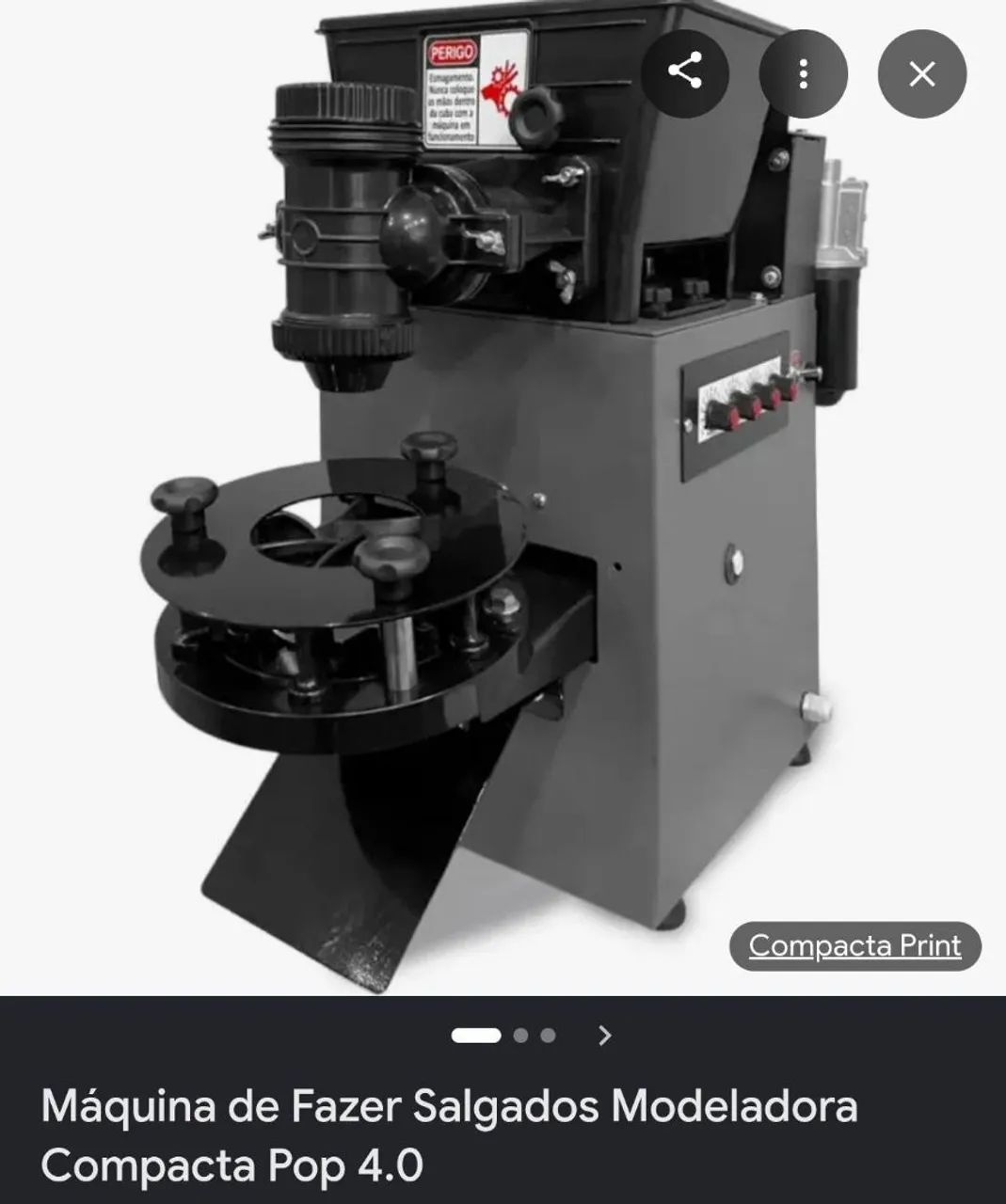 Maquina De Fazer Salgados Compacta Pop 4.0 Voltagem: 127w - Foto 3