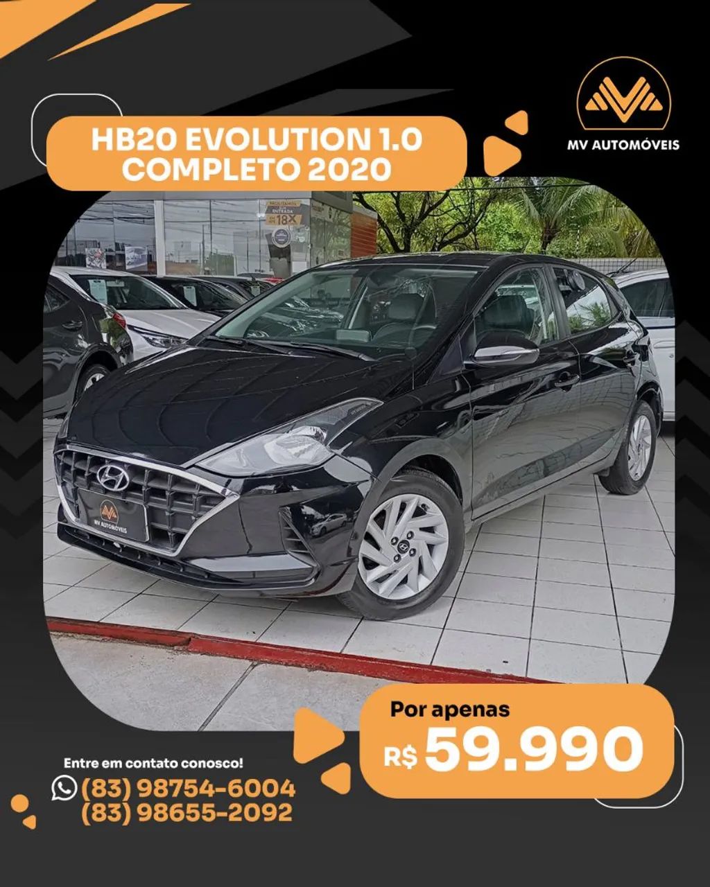 Hyundai Hb20 HB20 Evolution 1.0 Flex 12V Mec. 2020