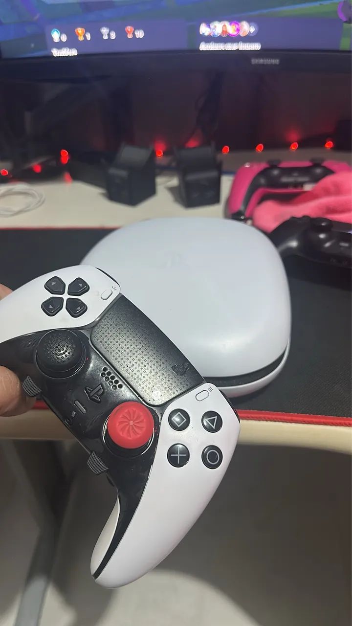 Controle Edge branco usado 