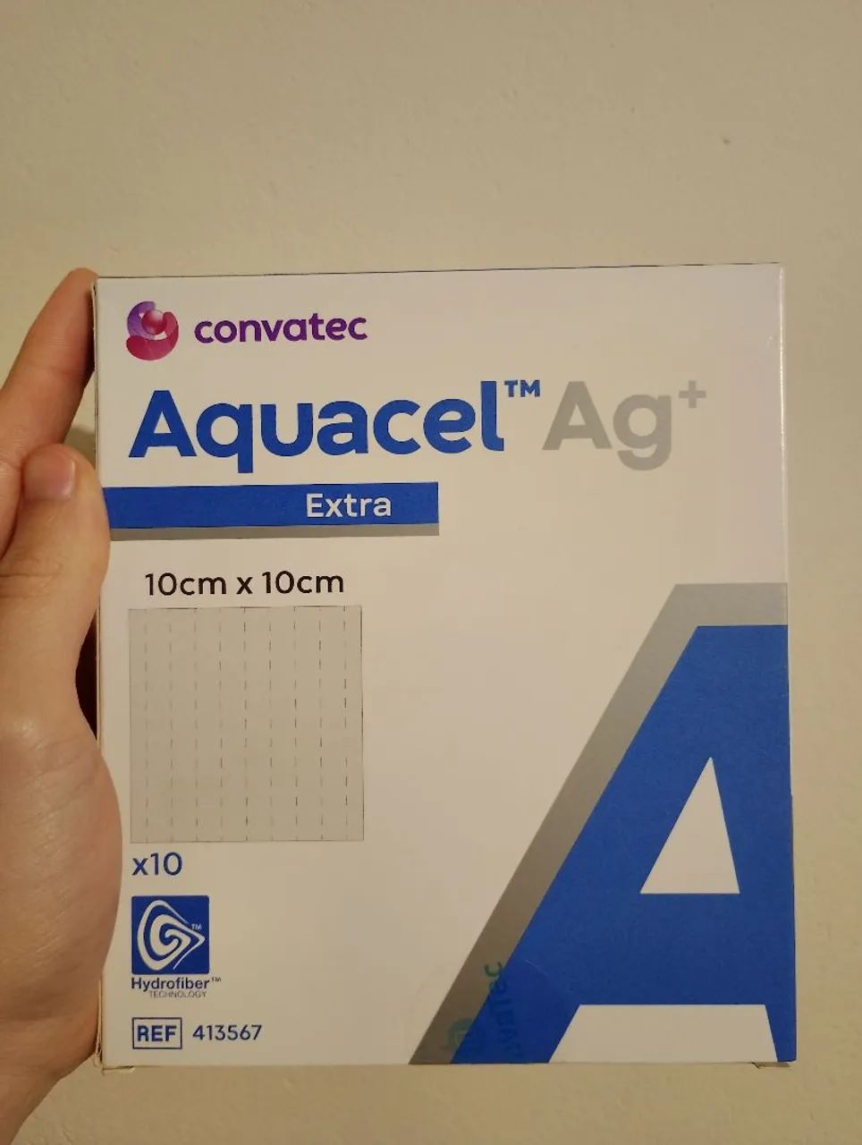Curativo Convatec Aquacel Ag Caixa com x10
