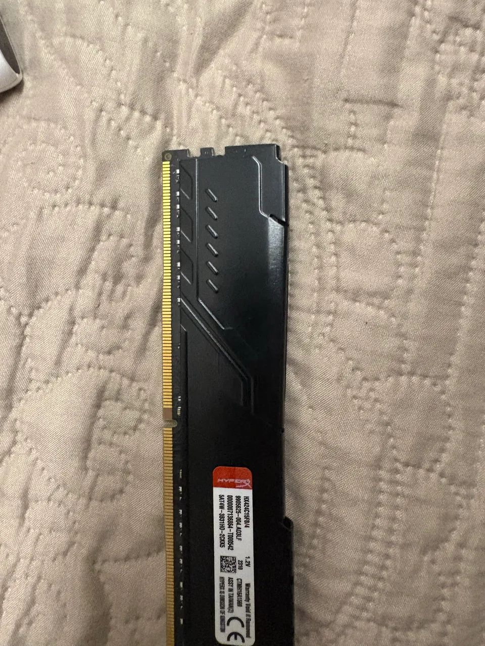 Memória ddr4 hyper x fury 4 go
