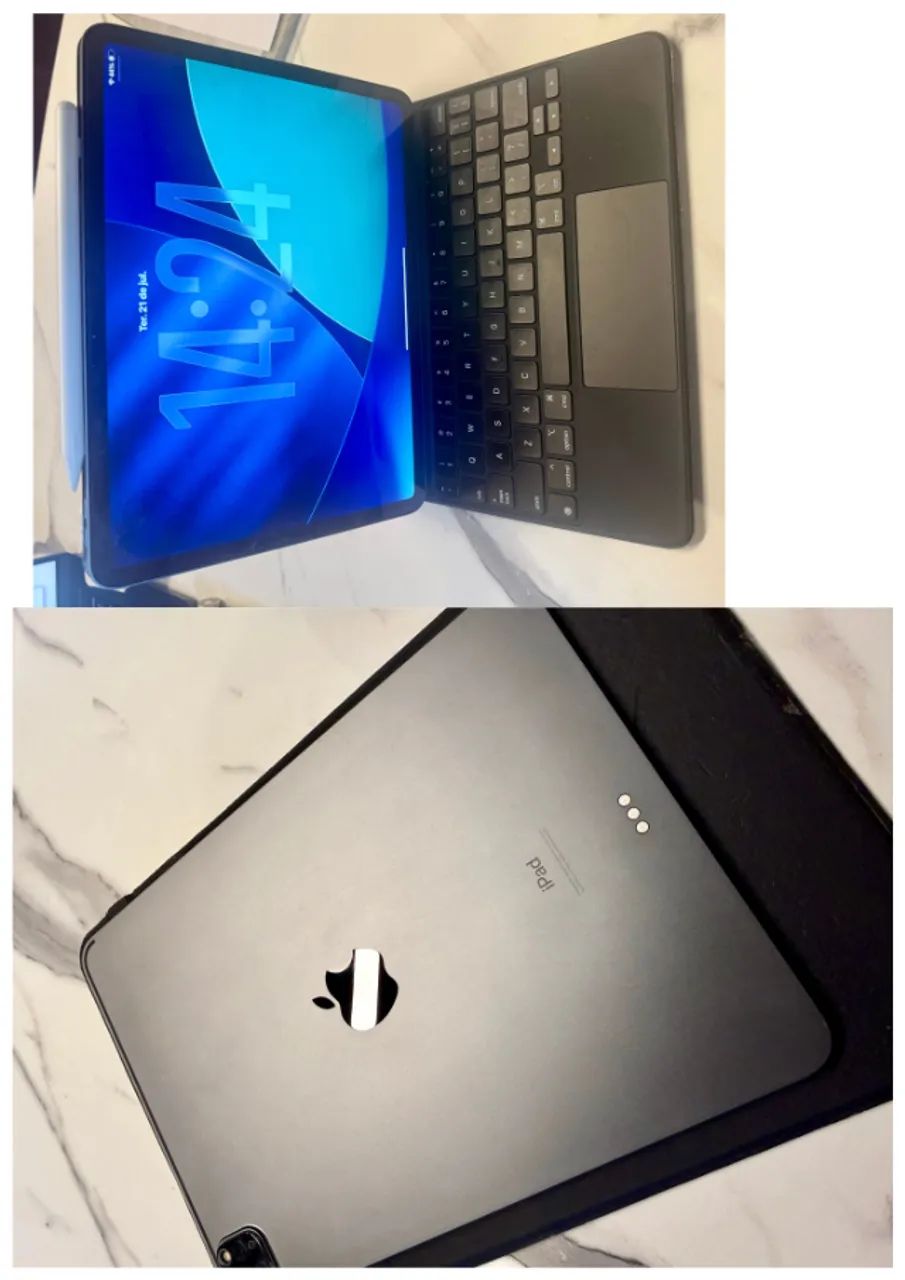 Ipad Pro 11 2ª Geração + Magic Keyboard Original + Pencil Baseus - Foto 4