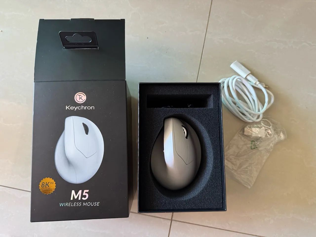 Mouse Vertical Keychron M5 8K