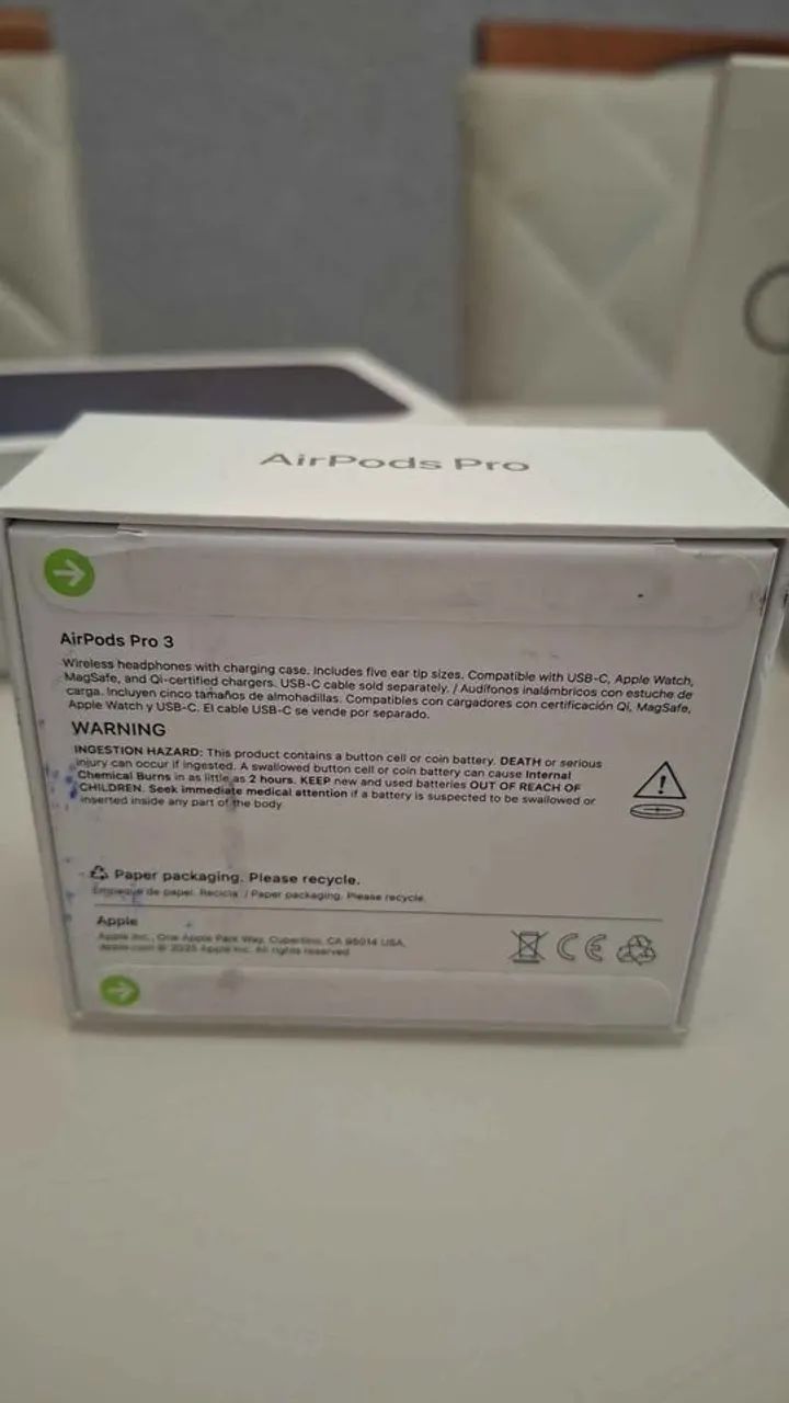 Apple AirPods Pro 3 - Fones de Ouvido - Jardim Recanto Suave
