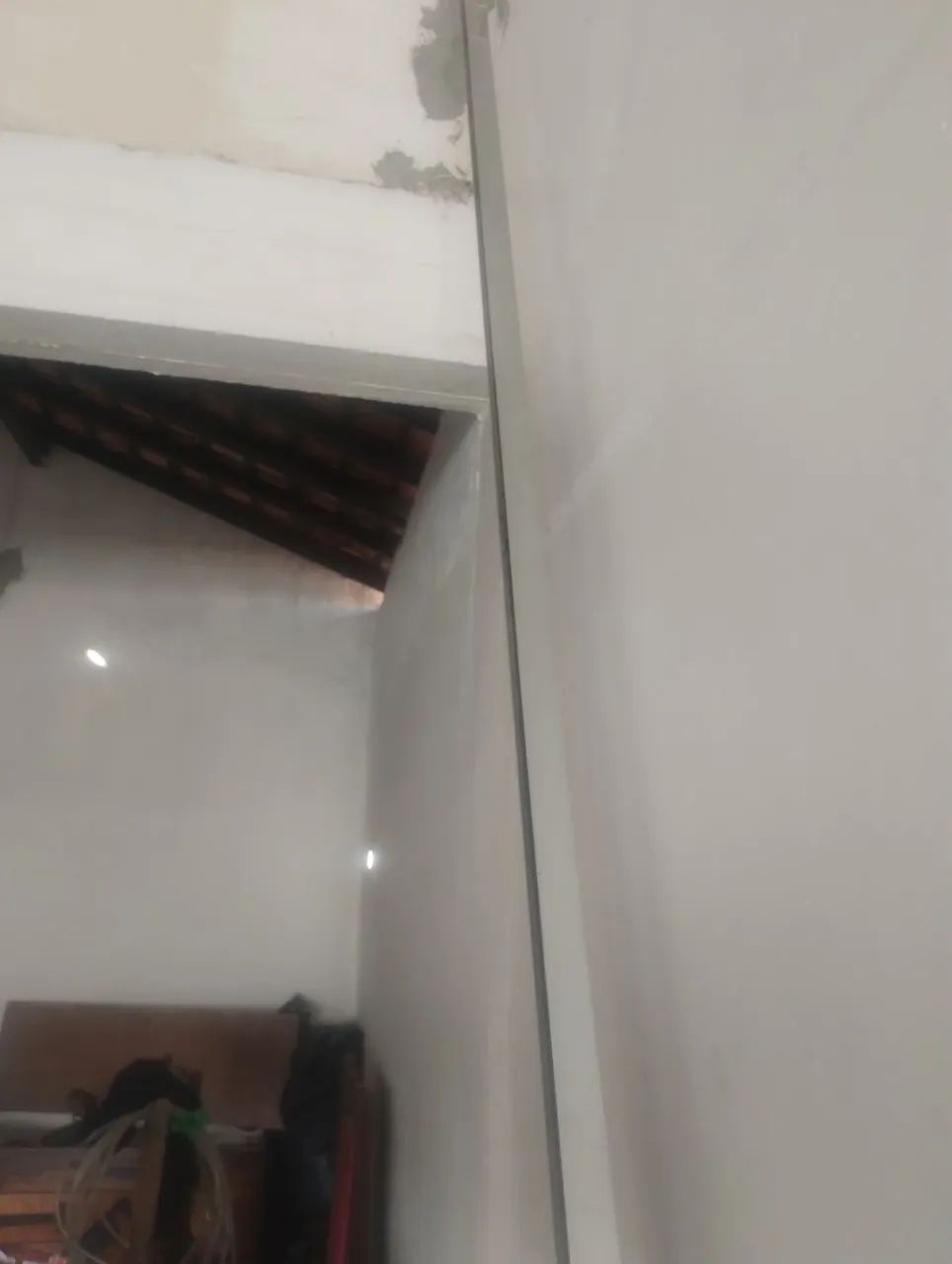 Vendo perfil de alumínio c/ calha 4,27 MTS. usado - Foto 2